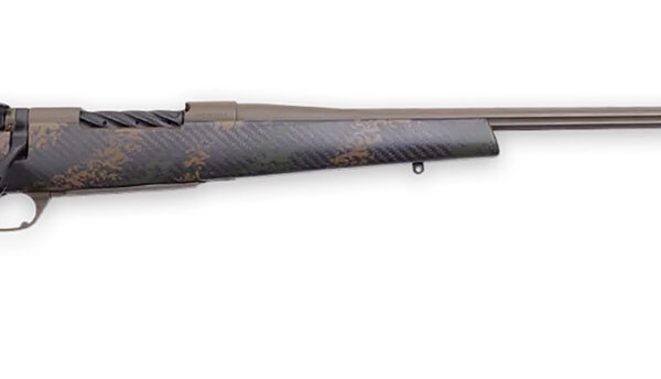 Weatherby MBC20N7MMBR2B Mark V Backcountry 2.0 7mm BC Patriot Brown Cerakote Fluted Barrel/Peak 44 Blacktooth Brown Sponge Pattern Black Carbon Fiber Stock