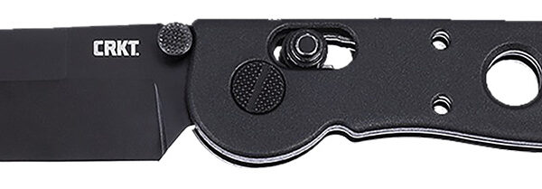 CRKT M16-03XK M16 03XK EDC 3.57″ Folding Spear Point Plain Black EDP D2 Steel Blade, Black Grivory Handle