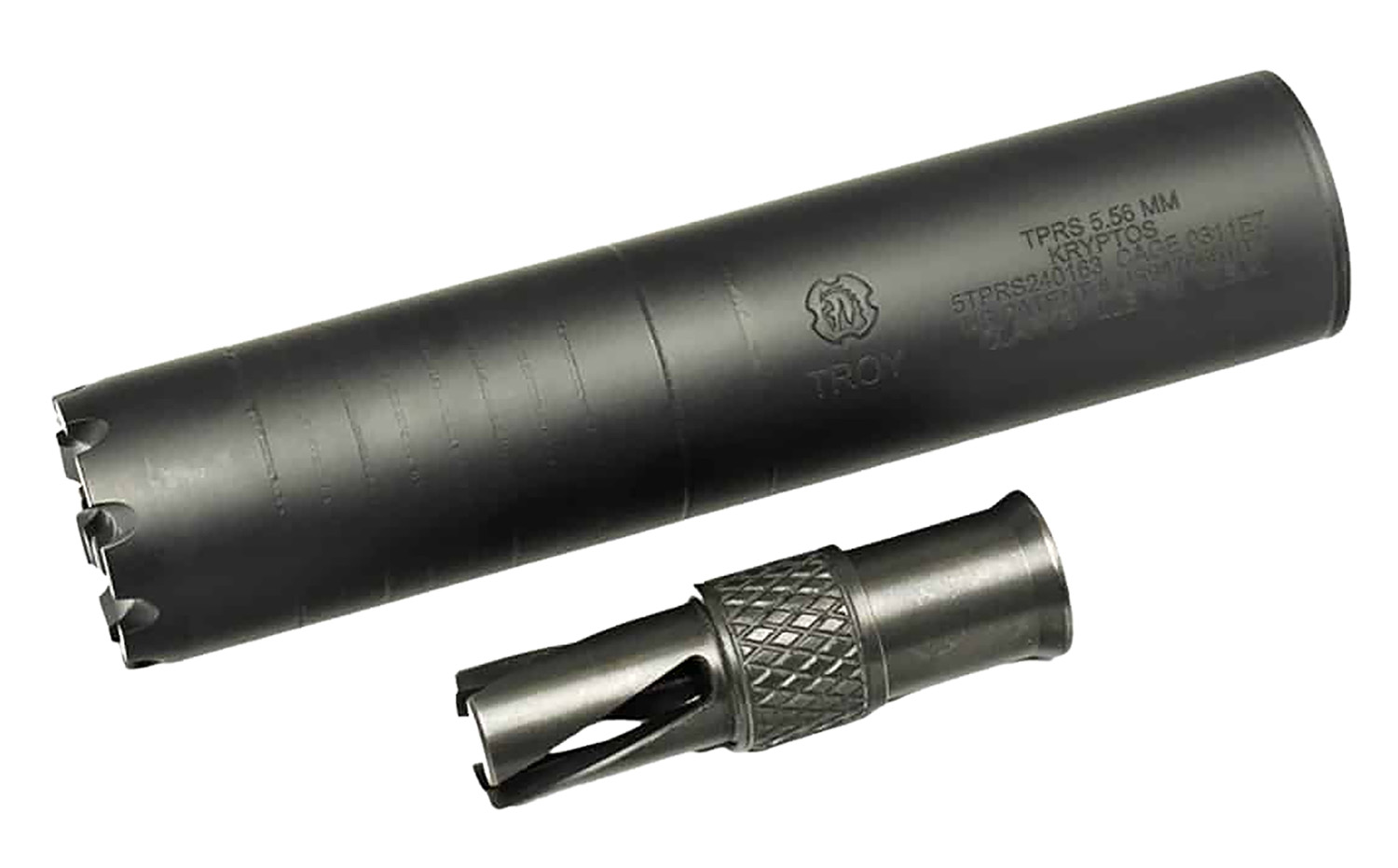 Troy Ind SSIL556KRKTBT Kryptos 5.56 1.65" Black Stainless Steel