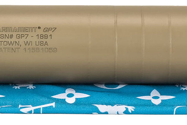 Griffin Armament GAGP7FDE-W GP7 Direct Thread Suppressor 7.62mm 1.50″ FDE 17-4 PH Stainless Steel 5/8″x24