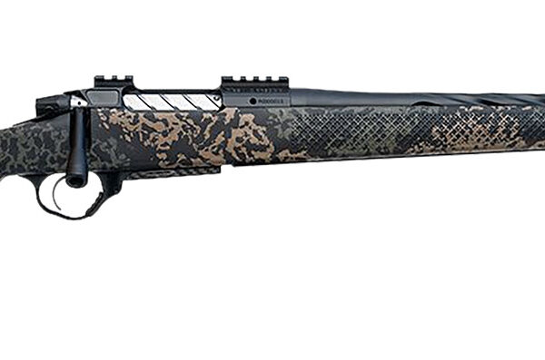 Seekins Precision 0011710261-F Havak PH3 7mm PRC 22″ Black Fluted Threaded Barrel, Black Picatinny Rail Steel Receiver, Adj Cheek Riser Woodland Shadow Synthetic Stock
