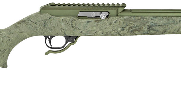 Tactical Solutions ATE2MODBHGGRN X-Ring VR Gen2 22 LR Matte OD Green Barrel & Receiver, Hogue OverMolded Ghillie Green Synthetic Stock