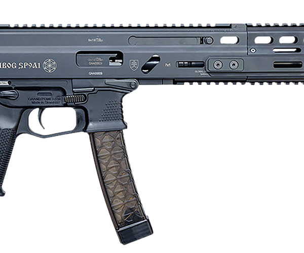 Grand Power 810091157961 Stribog SP9A1 9mm Luger Picatinny Rail, Black Polymer Grip