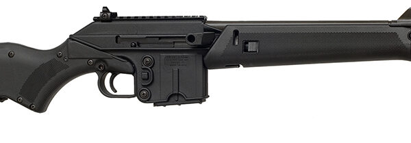Kel-Tec SU16CABLK SU-16 *CA Compliant 5.56x45mm NATO Caliber with 16″ Barrel, 10+1 Capacity, Black Metal Finish, Black Fixed Storage Compartment Stock Right Hand