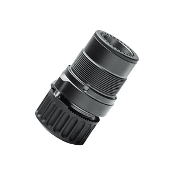B&T Firearms SD-145504 HUB Adapter 7.62 Black Titanium/Stainless Steel