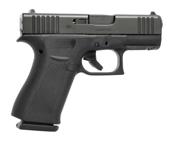 Glock PX4350201FR G43X  Slim Sub-Compact Frame 9mm Luger 10+1 3.41″ Black GMB Barrel, Black nDLC Serrated Steel Slide, Black Polymer Frame w/Picatinny Rail, Black Textured Polymer Grip, Ambidextrous