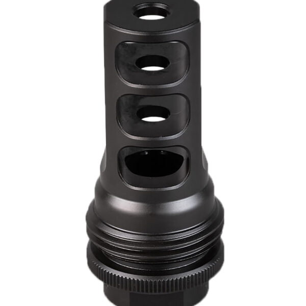 SilencerCo AC4766 ASR Muzzle Brake Black Nitride 9/16×24 RH Threads 9mm