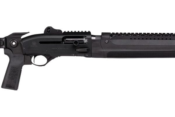 Langdon Tactical Tech LTT1301HBCFBLK Beretta 1301  3″ 7+1 18.50″ Black Heat Shield Barrel, Black Anodized Aluminum Receiver, Black Chisel Folding Synthetic Stock, Beretta Patrol Forend