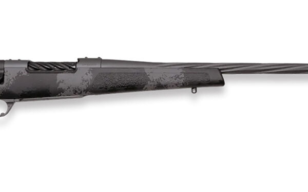 Weatherby Mark V Live Wild 25 Creedmoor 4+1 22″ Carbon Gray Cerakote Fluted Threaded Barrel, Carbon Gray Cerakote Drilled & Tapped Steel Receiver Fixed Black w/Gray Accents Polymer Stock, Right Hand