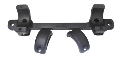 DNZ X97500 Black Aluminum 30mm Tube Medium Rings