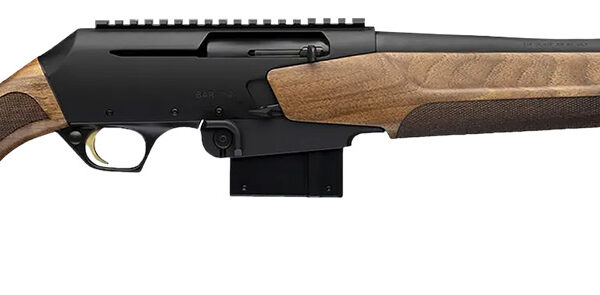 Browning 039011218 BAR MK4 Hunter 308 Win 3+1 18″ Matte Blued Fluted Barrel, Matte Blued Aluminum Alloy Drilled & Tapped Receiver, Grade II Turkish Walnut Adj Shim Wood Stock, Detachable Box Magazine