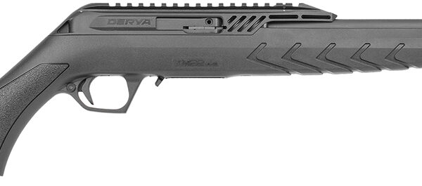 Derya Firearms TM22.STAN.18 TM22 Standard Full Size 22 LR 10+1 18″ Black Target Barrel, Black Anodized Aluminum Receiver w/Picatinny Rail, Black Adjustable Polymer Stock