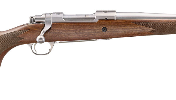 Ruger 67107 Hawkeye Hunter 358 Win 4+1 16.60″ Satin Threaded Barrel, Satin Stainless Steel Receiver w/Integral Scope Mount, American Walnut Fixed Stock, Right Hand