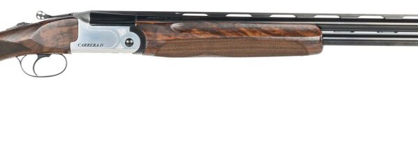 F.A.I.R. FRDCIV2030 Carrera IV 20 Gauge Break Open 2rd 30″ Blued Over/Under Ported Barrel, Engraved Nickel Receiver, Walnut w/Adj Comb Stock, Technichoke XP70 Choke System