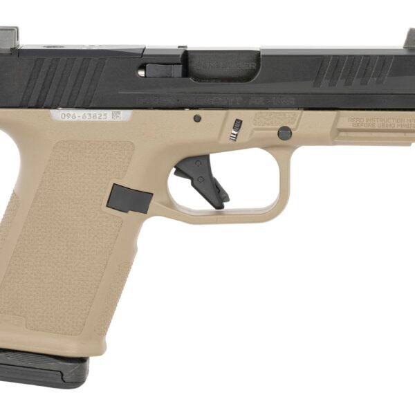 Ruger 19426 RXM 9mm Luger 15+1 4.50″ Black FNC Nitride Barrel & Optic Ready/Serrated Slide, Flat Dark Earth Polymer Frame w/Accessory Rail, Textured Grip, RMSc/RMR/DeltaPoint Pro Footprint