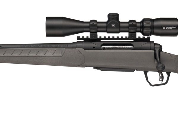 Savage Arms 32496 110 Trailblazer 300 Win Mag 3+1 22″ Fluted Barrel, Flat Dark Gray Adj LOP Synthetic Stock, Left Hand