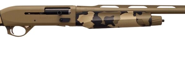 T R Imports A22026OS1 Alpha 2  20 Gauge 3″ 4+1 26″ Flat Dark Earth Cerakote Vent Rib Barrel & Receiver, Fixed Old School Camo Synthetic Stock