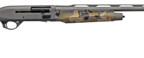 T R Imports A22026OS2 Alpha 2  20 Gauge 3″ 4+1 26″ Gray Cerakote Vent Rib Barrel & Receiver, Fixed Old School Camo Synthetic Stock