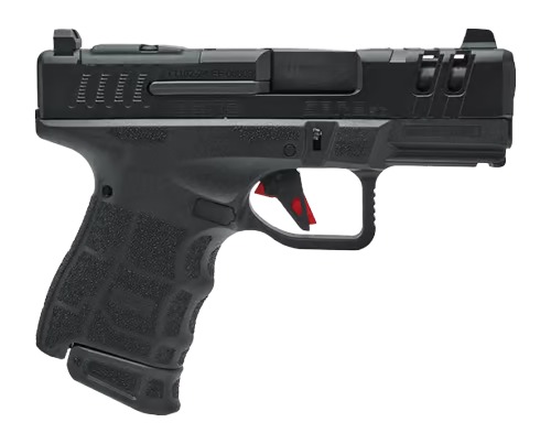Sarsilmaz SAR9SCG3BL SAR9 SC Gen3 Sub-Compact 9mm Luger 15+1 3.30″ Black Barrel, Black Steel Lightening Cut/Optic Ready/Serrated Slide, Black Polymer Frame & Textured Grip, RMSc Footprint