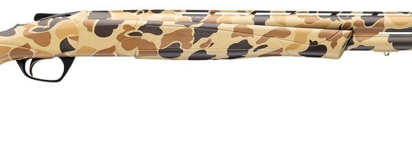 Browning 018734205 Cynergy  12 Gauge Break Open 3.50″ 2rd 26″ Overall Vintage Tan Camo Over/Under Vent Rib Barrel, Steel Receiver & Adj Comb Vintage Tan Camo Synthetic Stock