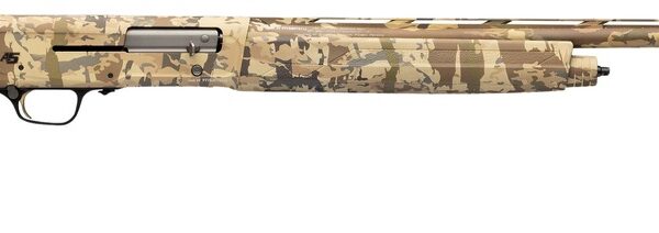 Browning 0119406005 A5  20 Gauge Semi-Auto 3″ 3- 2.75″ Shells 26″ Overall Auric Camo Vent Rib Barrel, Aluminum Alloy Receiver & Adjustable AURIC Camo Synthetic Stock