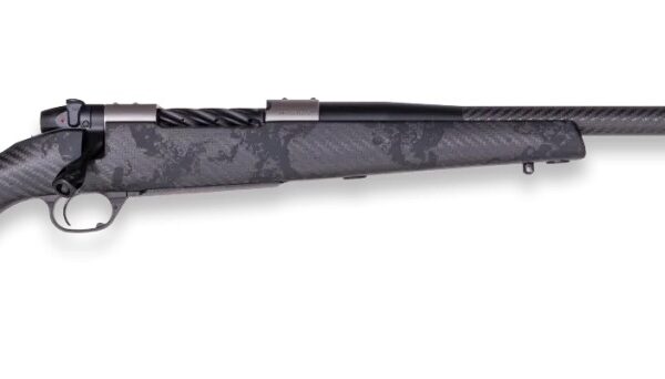 Weatherby MGT01N7MMBR18B Mark V Backcountry Guide TI 7mm BC 3+1 16″ + 2″ Graphite Black Cerakote Fluted Threaded Barrel, Titanium Drilled & Tapped Receiver, Exposed Carbon w/Carbide Black Accents Fix