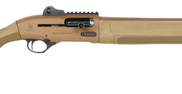 Beretta USA SPEC0786A 1301 Mod2 Tactical 12 Gauge Semi-Auto 3″ 7+1 18.50″ Flat Dark Earth Steel Barrel, Flat Dark Earth Cerakote Picatinny Rail Receiver, M-LOK Handguards, Flat Dark Earth Fixed Synthe