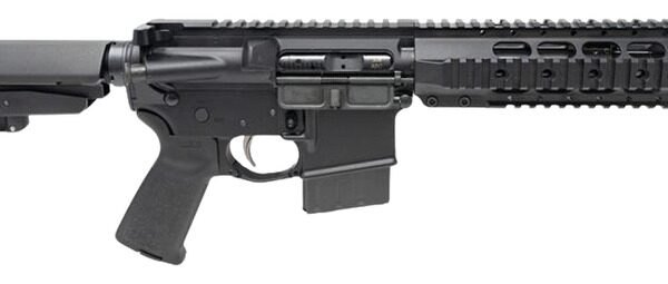 Dpms Panther Arms DP51655225433 Kitty Kat S9 338 ARC 8″ Black Nitride Heavy Threaded Barrel, Black Hardcoat Anodize Aluminum Receiver w/Picatinny Rail, DPMS Quad Rail Handguard, Black Polymer SB Tacti