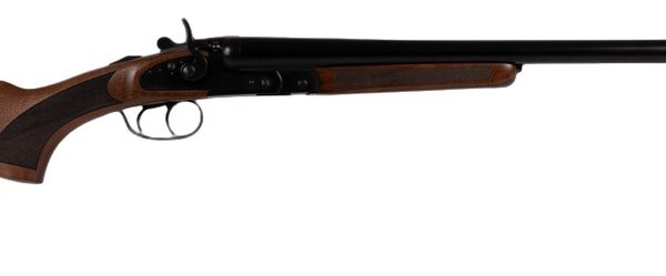 Derya Firearms EX1400.12.24 EX1400  12 Gauge Break Open 2rd 24″ Black Chrome Side By Side Barrel, Black Chrome Steel Receiver, Fixed Walnut Stock