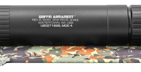 Griffin Armament GAREV9M4-W Revolution 9mm 1.375″ Black Aluminum/Stainless Steel