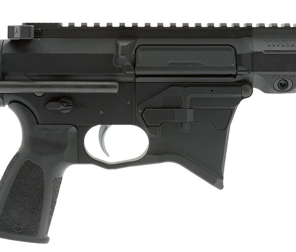 Maxim Defense  MD9 K SCW 9mm Luger 4.50″ Black Nitride Threaded Barrel, Arid Brown Anodized Aluminum Receiver w/Picatinny Rail, Arid Black Maxim SCW Pistol Brace, Arid Brown Polymer Grip