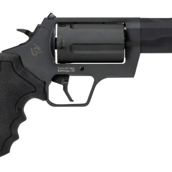Taurus 2-JUDGE31 Judge 45 Long Colt/410 Gauge 5 Shot 3″ Black Stainless Steel Barrel, Frame & Cylinder, Black Rubber Grip, Transfer Bar Safety