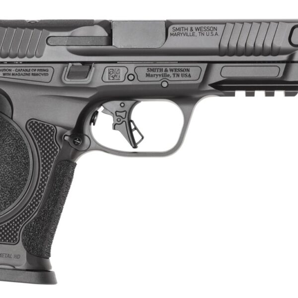 Smith & Wesson 14811 M&P9 M2.0 Metal Full Size Frame 9mm Luger 15+1 5″ Black Armornite Stainless Steel Barrel & Optic Ready/Serrated Slide, Black Armornite Stainless Steel Frame w/Picatinny Rail, Inte