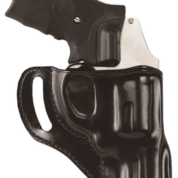 Galco HT158B Hornet  OWB Black Leather Belt Slide Fits S&W J Frame Fits 2″ Barrel Right Hand