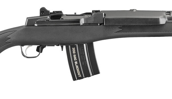 Ruger 5864 Mini-14 Tactical 300 Blackout 20+1 16.12″ Blued Threaded Barrel, Blued Drilled & Tapped Steel Receiver, Black Synthetic Fixed Stock, Right Hand