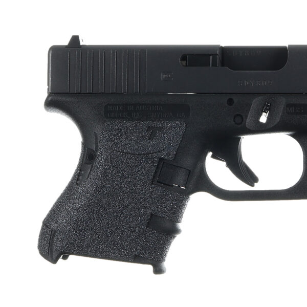 Talon Grips 105G Adhesive Grip  Compatible w/Glock 26/27/28/33/39 Gen3, Black Textured Granulate