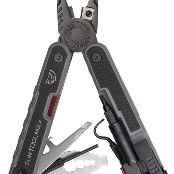 Real Avid AVGTMAX Gun Tool Max Black 3.25″ 440 Stainless Steel Plain G10 Black Handle