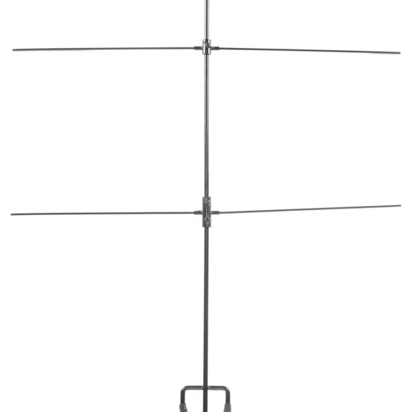 SME SMETGTST Double Paper Target Stand Black Steel Includes 8 Metal Clips