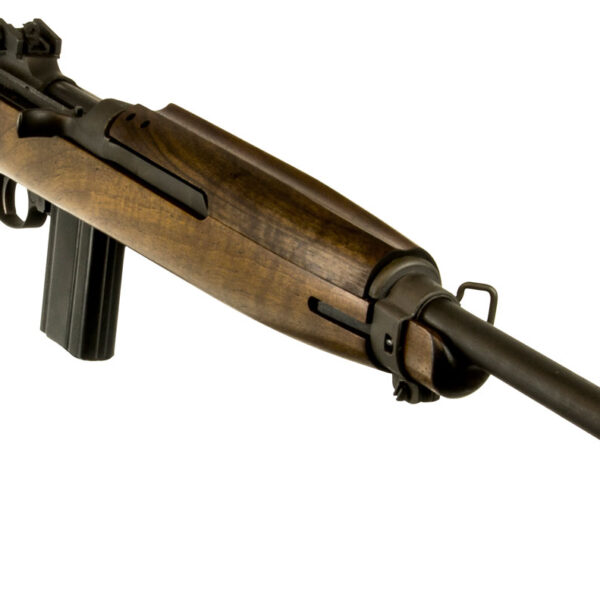 Inland MFG ILM170 M1 Jungle Carbine 30 Carbine 15+1 16.25″ Threaded Barrel w/Conical Flash Hider, Black Metal Finish, Round Bolt, Walnut Stock