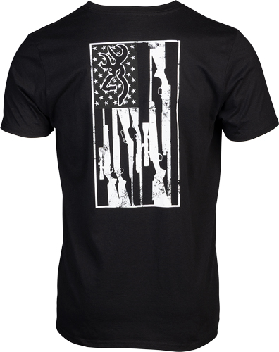 BROWNING SS T-SHIRT BROWNING – LEGACY FLAG BLACK XLARGE