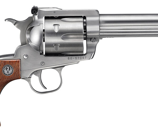 Ruger 0811 Super Blackhawk  Large Frame 44 Rem Mag/44 Special 6rd 5.50″ Satin Stainless Steel Barrel, Cylinder & Frame, Hardwood Grip, Transfer Bar Safety, Exposed Hammer