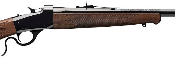 Winchester Repeating Arms 524100102 Model 1885 Low Wall Hunter Full Size 22 LR 1rd 24″ Brushed Polish Blued Octagon Barrel, Brushed Polish Blued Drilled & Tapped Steel Receiver, Satin Walnut Fixed Sto