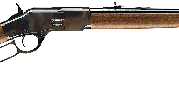 Winchester Repeating Arms 534202140 Model 1873 Short Rifle Full Size 44-40 Win 10+1 20″ Brushed Polish Blued Steel Barrel, Color Case Hardened Steel Receiver, Grade III/IV Walnut Straight Grip Stock