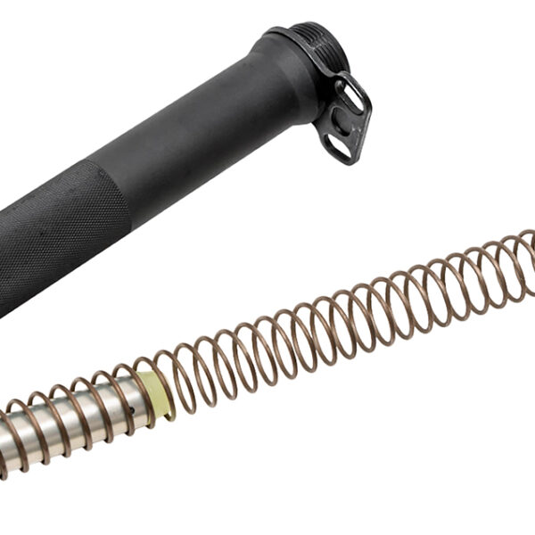 CMMG 55CA65A Receiver Extension Kit  Black Buffer Tube, Carbine Buffer, Ambi Sling Mount End Plate, Fits AR-15 Pistol
