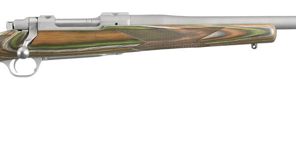 Ruger 47139 Hawkeye Predator Full Size 6.5 Creedmoor 4+1 24″ Matte Stainless Steel Barrel, Matte Stainless Steel Receiver w/Integral Scope Mount, Green Mountain Adj LOP Laminate Stock, Right Hand