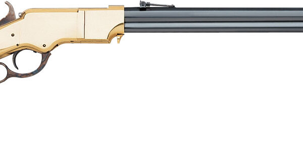 Taylors & Company 550252 1860 Uberti Full Size 44-40 Win 13+1 24.25″ Blued Octagon Barrel, Brass Receiver, Walnut Fixed Stock, Right Hand
