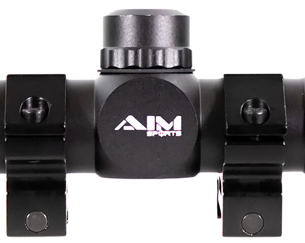 Aim Sports JTM432B Tactical Compact Black Anodized 4x 32mm 1″ Tube Mil-Dot Reticle