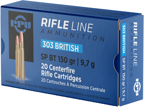 PPU 303 BRITISH 150GR SP – 20RD 10BX/CS
