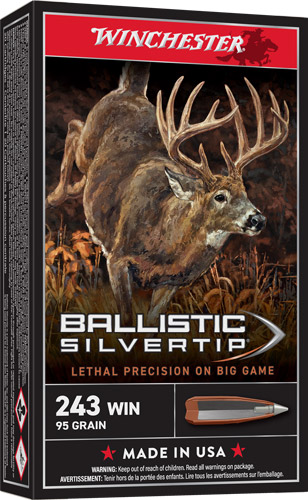 WINCHESTER SUPREME 243 WIN – 95GR SILVER-TIP 20RD 10BX/CS