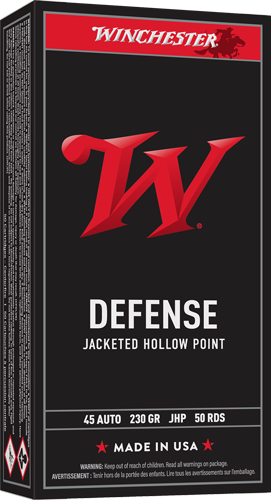 WINCHESTER USA 45 ACP 230GR – JHP 50RD 10BX/CS